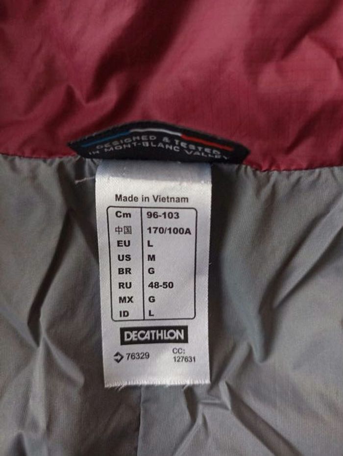 Doudoune femme bordeaux - photo numéro 3