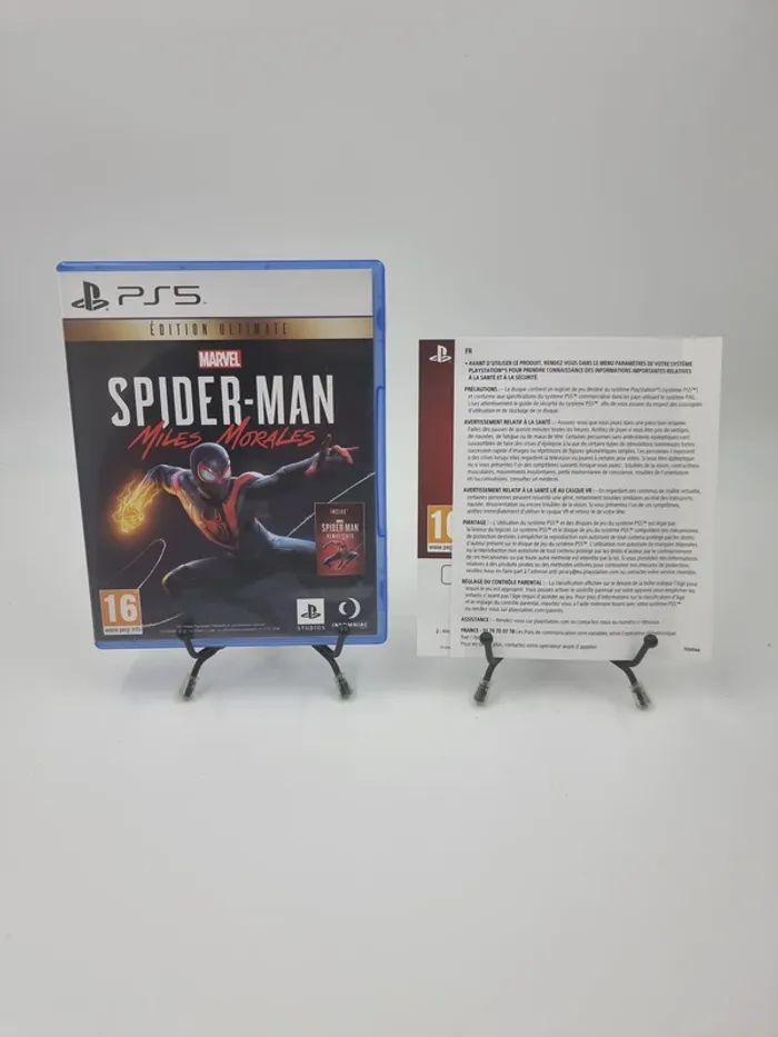 Jeu Playstation 5 Marvel Spider-Man Miles Morales (Édition Ultimate) en boite, complet