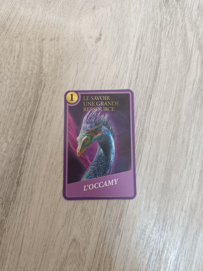 Carte à collectionner Harry Potter