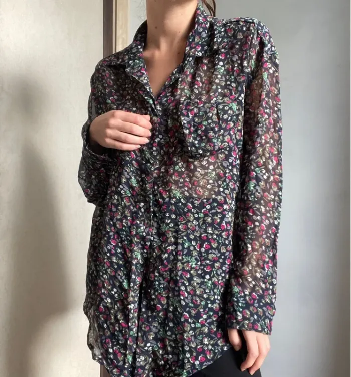 Chemise à fleurs Costa Blanca - photo numéro 2