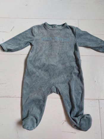 Pyjama velours Kiabi Taille 6 mois