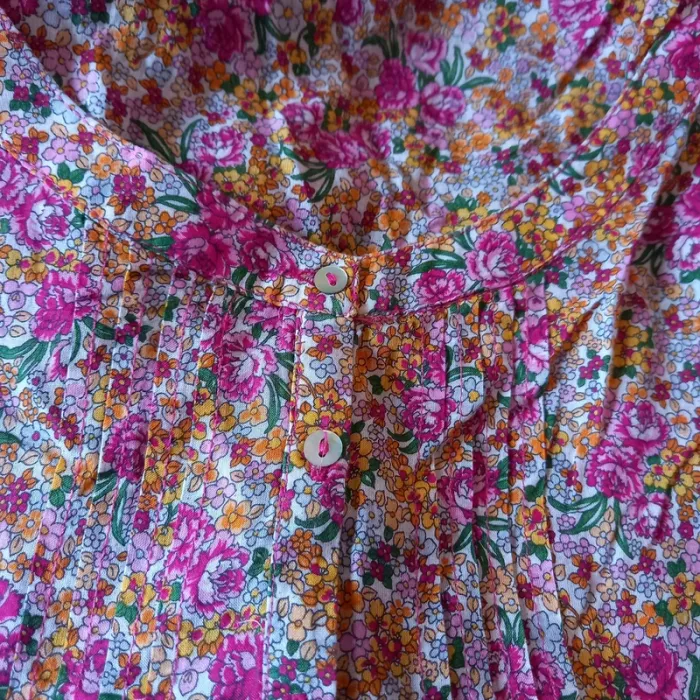 Top fleuri à manches courtes Zara - photo numéro 2