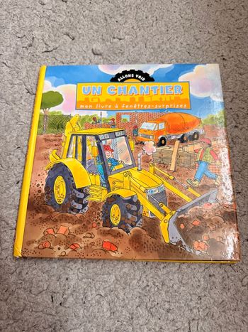 Livre enfant « Un chantier » – Fenêtres surprises – Gaby Goldsack – Paragon Books