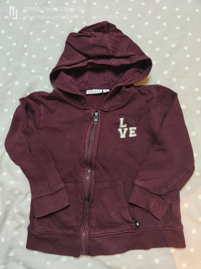 Veste de jogging fille 6ans-116cm Lili Marelle Réduction jusqu'à -70%