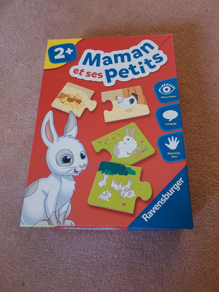 Jeu maman et ses petits Ravensburger 24 mois Beebs