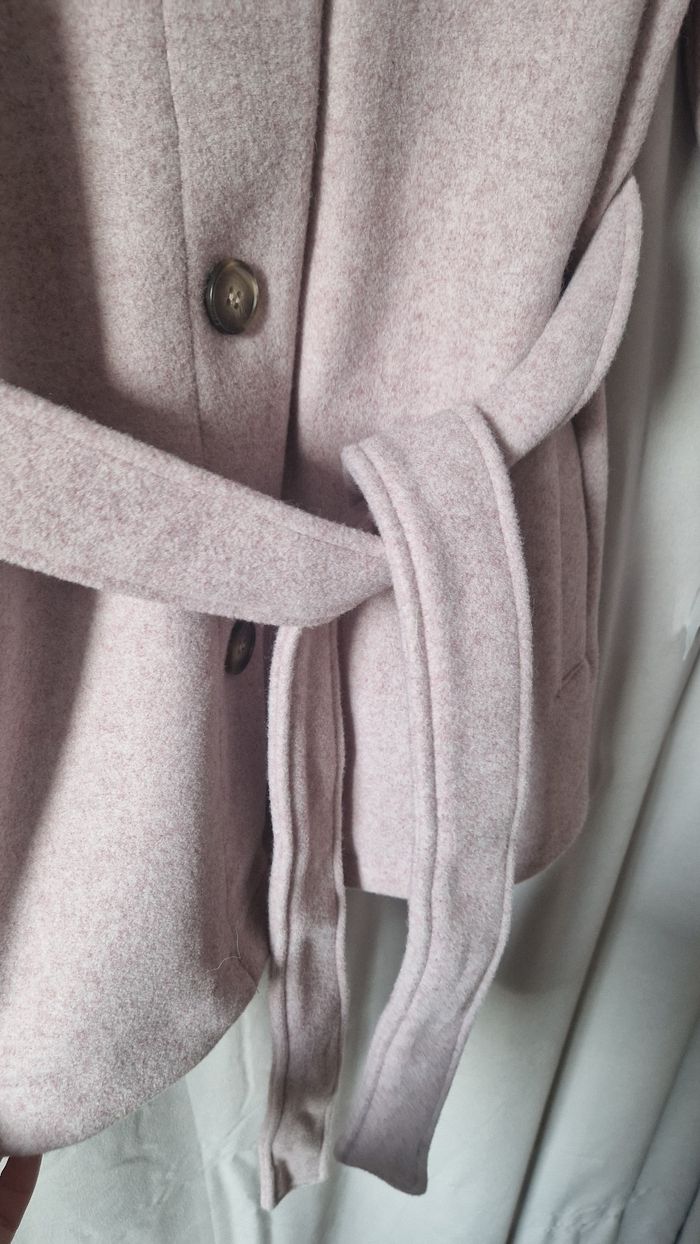 Veste surchemise rose à ceinture Kiabi - photo numéro 3