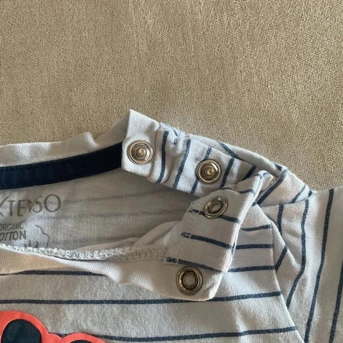 🐊 T-shirt rayé In Extenso pour enfant 🐊 - photo numéro 3
