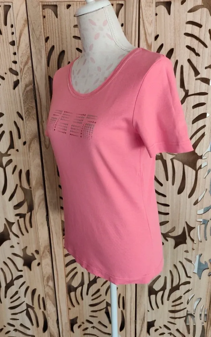 Tee shirt pailleté T 2 Christine Laure - photo numéro 3