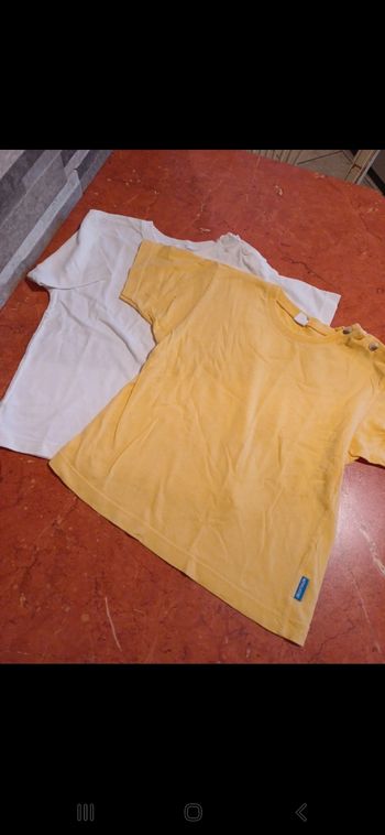 Lot de 2 T.shirts taille 24 mois