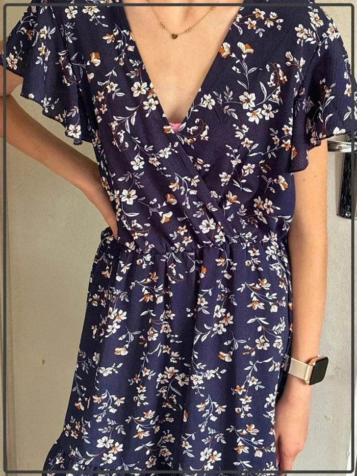Robe fleurie taille 38 marque hapsho * - photo numéro 2