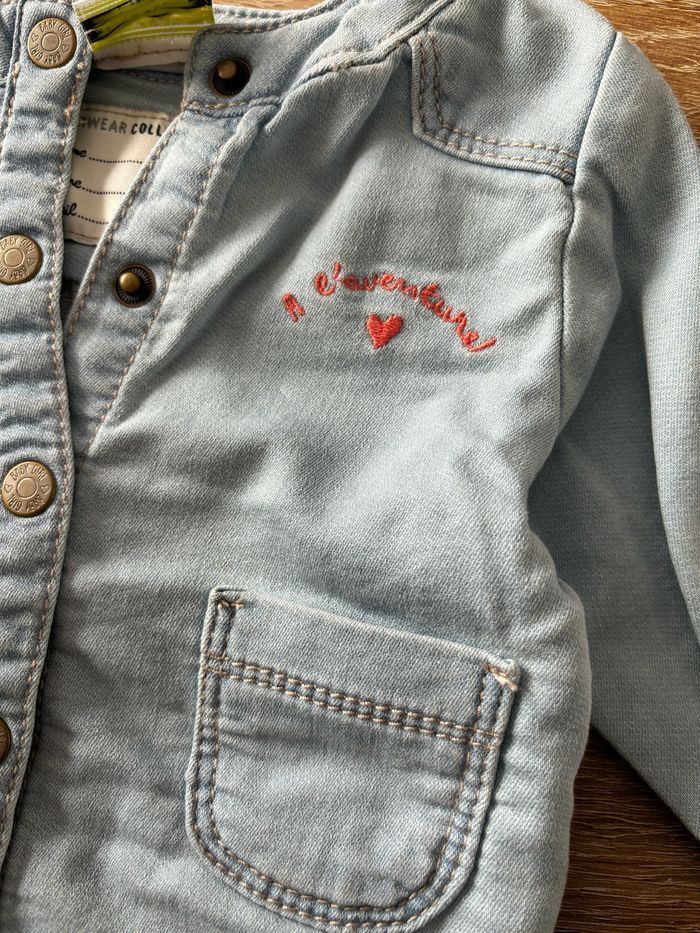 Veste en jean TAPE À L’œil t.3m - photo numéro 2