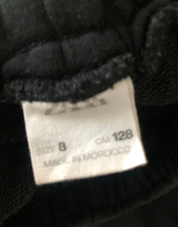 Pantalon jogging noir fille Zara - photo numéro 4
