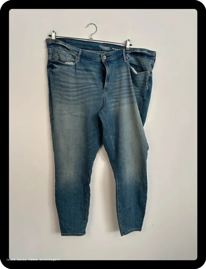 Jean Levi's Signature Femme Modern Skinny Bleu | Taille 22M FR52 | Défaut Fermeture | BP139 - photo numéro 2