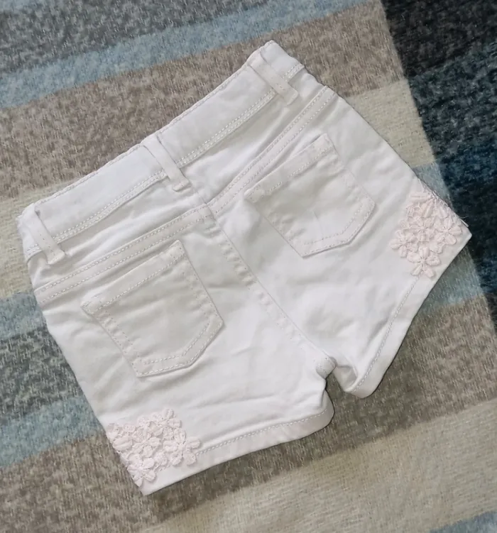 Short en jean rose pâle 12/18 mois - photo numéro 2