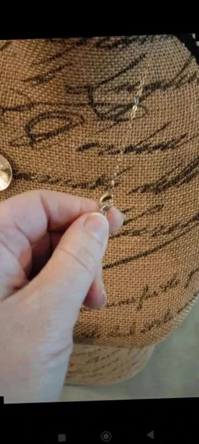 collier  doré pendentif oeil  femme fantaisie - photo numéro 4