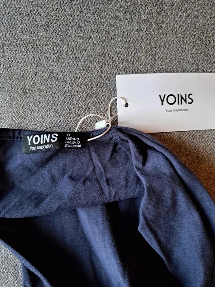 Combinaison pantalon bleue S Yoins - photo numéro 4