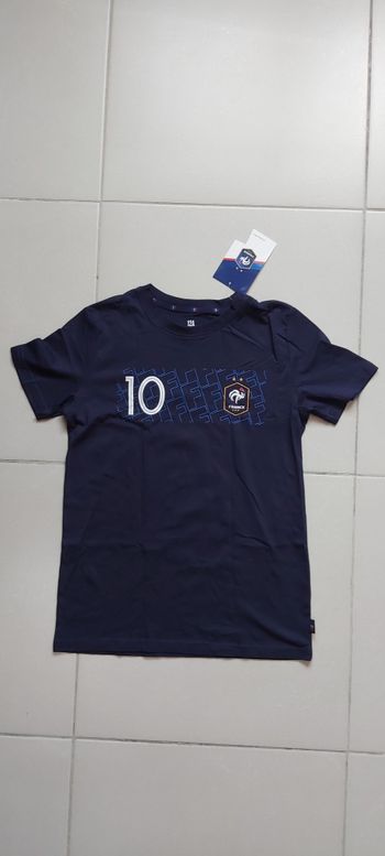 Tshirt manche courte Mbappe 10 FFF 12 ans