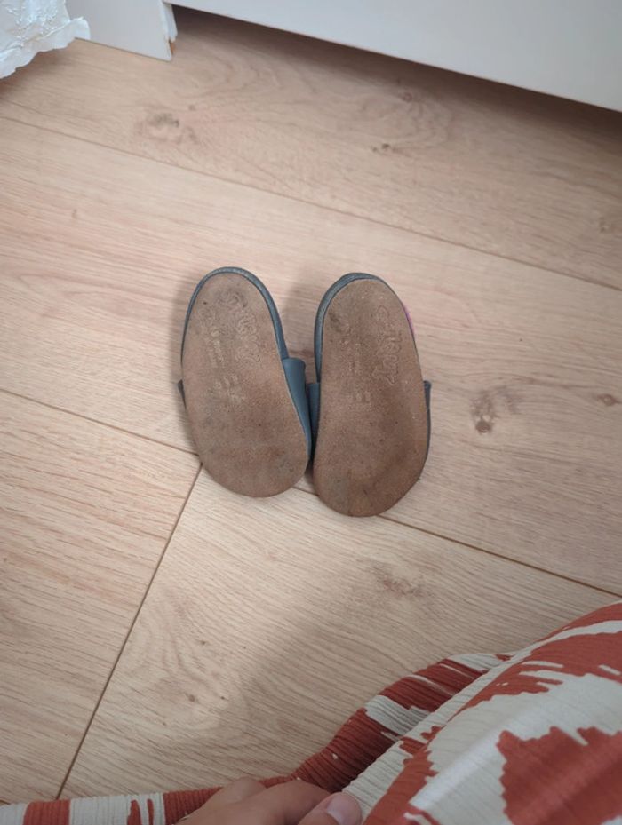 Chaussons véritable cuir - photo numéro 2