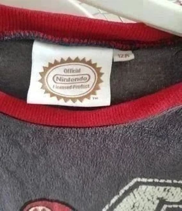 Haut de pyjama Garçon- " super Mario " Taille 12 ans - photo numéro 3