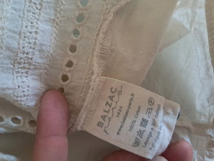 Balzac blouse chemise T 36/38 en tbe - photo numéro 13