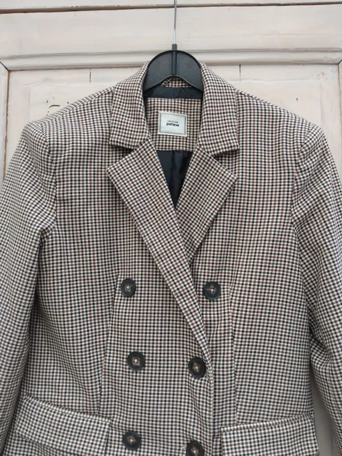Veste blazer pied de poule - photo numéro 5
