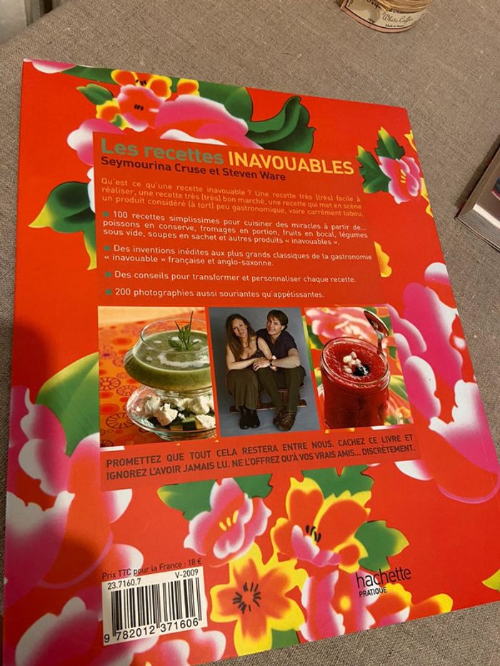 Lot de trois livres de recettes « les recettes inavouables » - photo numéro 3