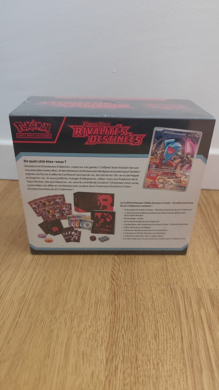 ETB pokémon écarlate et violet Rivalités Destinés - photo numéro 2