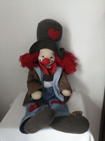 poupée chiffon clown