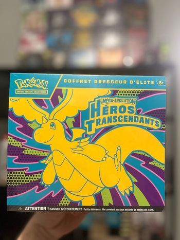 ETB coffret dresseur d’élite mega évolution 2.5 héros transcendants scellé en français 