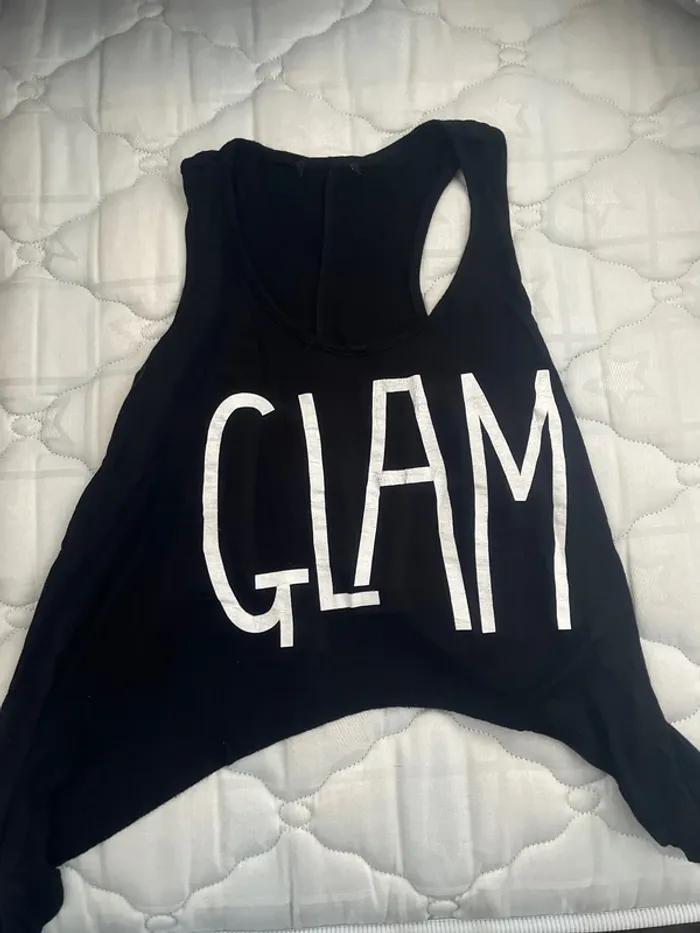 Débardeur  noir Glam