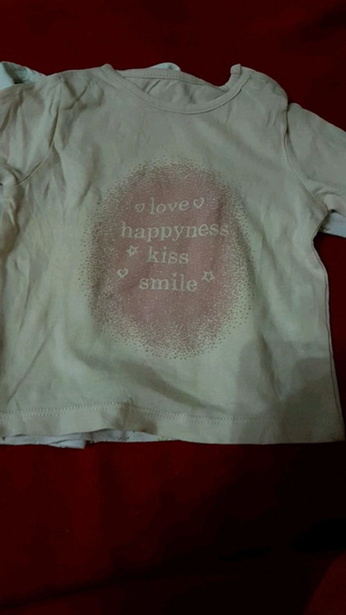 Lot 4 t-shirt 3 mois fille - photo numéro 4