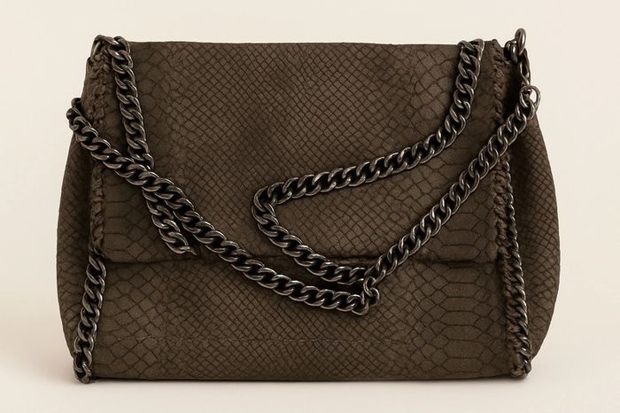 Sac noir effet daim python