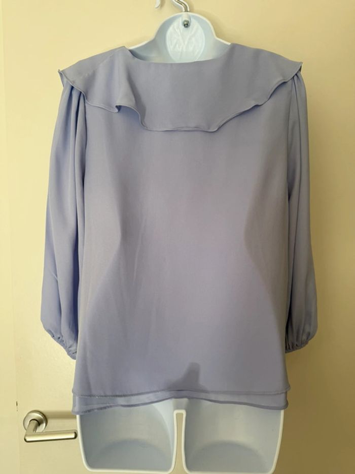 Magnifique Blouse Lila Zara - photo numéro 6