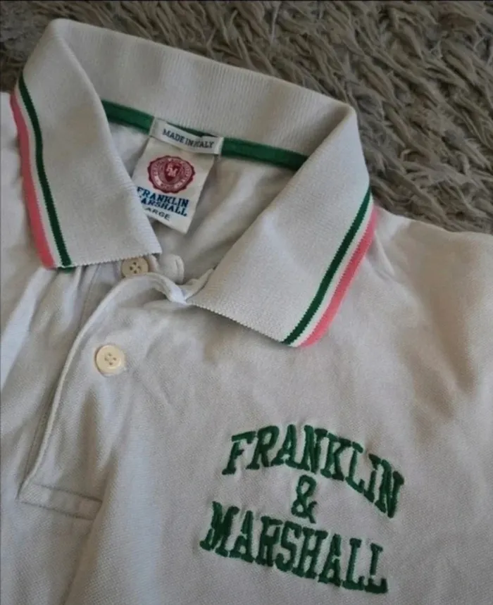 Tee-shirt polo homme Franklin&Marshall taille L - photo numéro 2