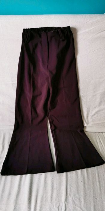 Pantalon léger pattes larges