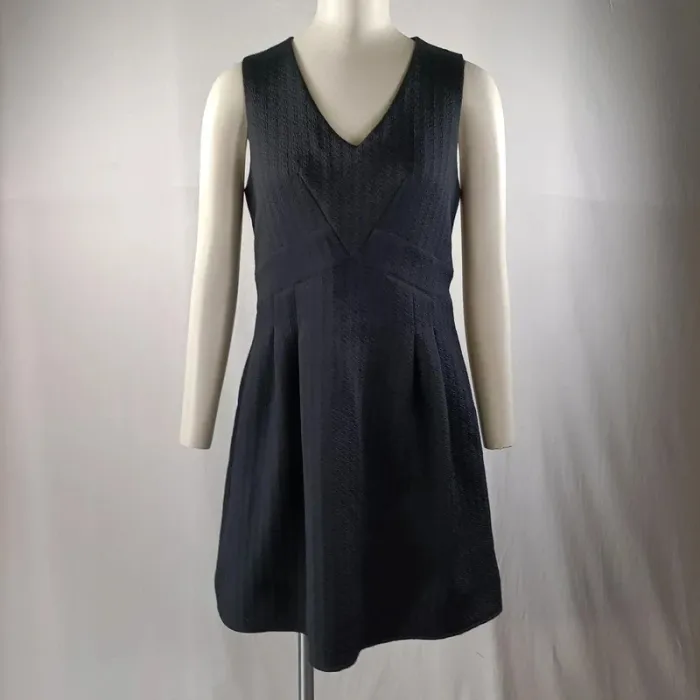 Robe noire Comptoir des Cotonniers texturée taille 38 A077