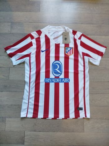 🔥 Maillot Atlético Madrid Domicile 2025/2026 – Officiel – Neuf avec Étiquette – Taille L 🔥