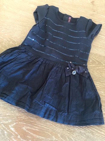 61 - Robe sergent major 18 mois bleu marine