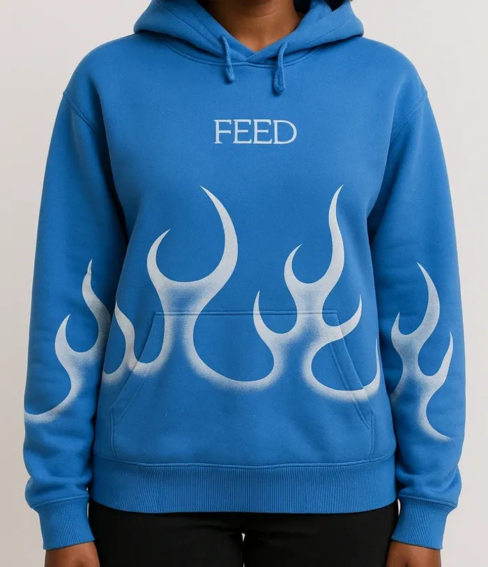 Sweat Feed Jennyfer XXS XS bleu et blanc