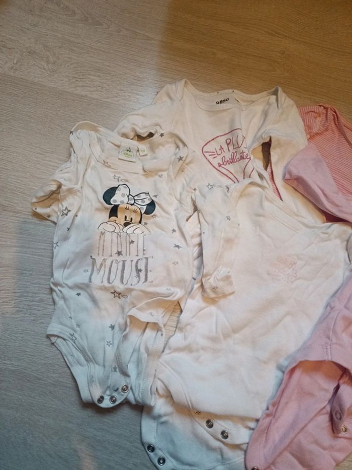 Lot de 5 body manches longues 12 18 mois - photo numéro 2