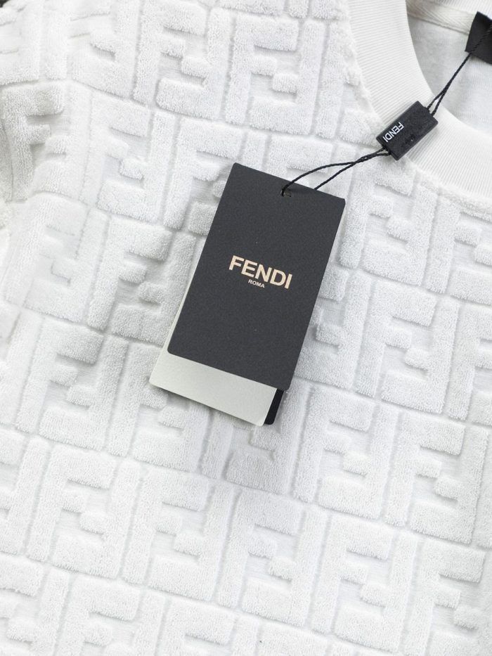 T-shirt FENDI blanc - Relax Fit - photo numéro 3