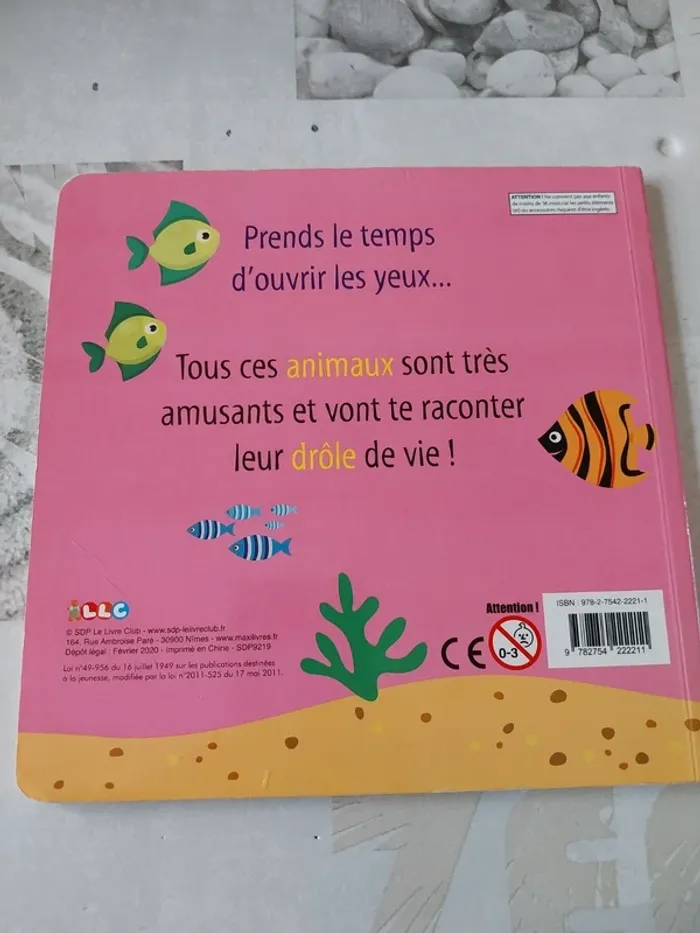 Livre Les animaux marins Mes grands yeux - photo numéro 2