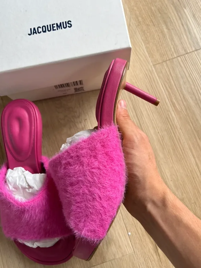 Jacquemus Les Mules Argilla Rose Taille 40 - photo numéro 2