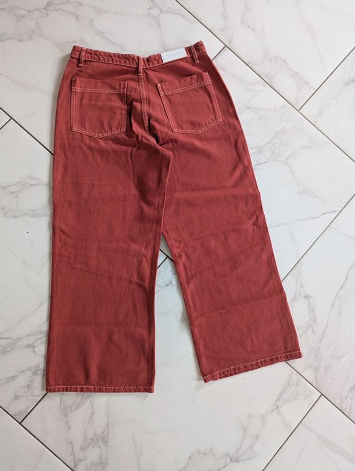 Pantalon à jambe large Bolongaro - Taille 38 - Neuf sans étiquette - photo numéro 3