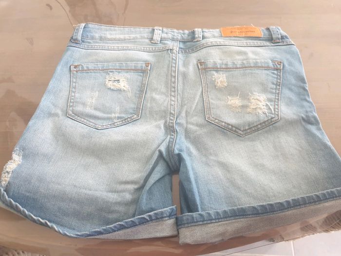Stradivarius taille 34 short en jean - photo numéro 3