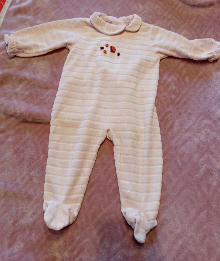 Lot de 2 pyjamas 6 mois, Mini Adelie - photo numéro 3