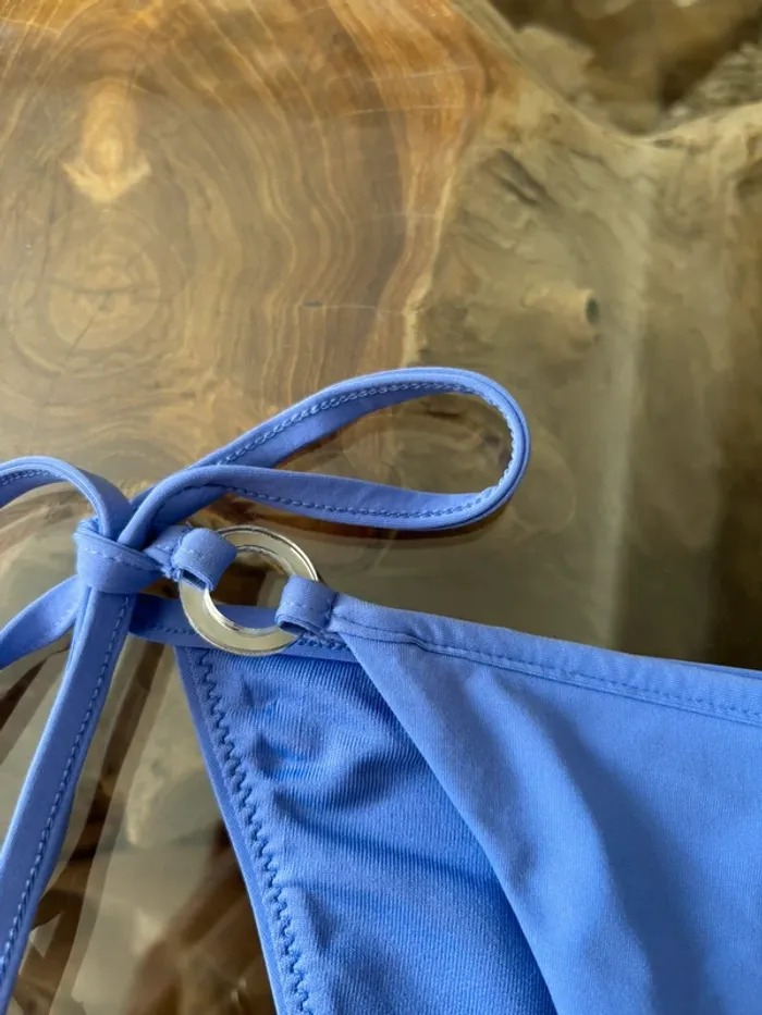 Bas de maillot de bain Etam violet ficelles - photo numéro 3