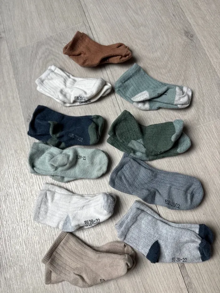 Lot 10 paires de chaussettes