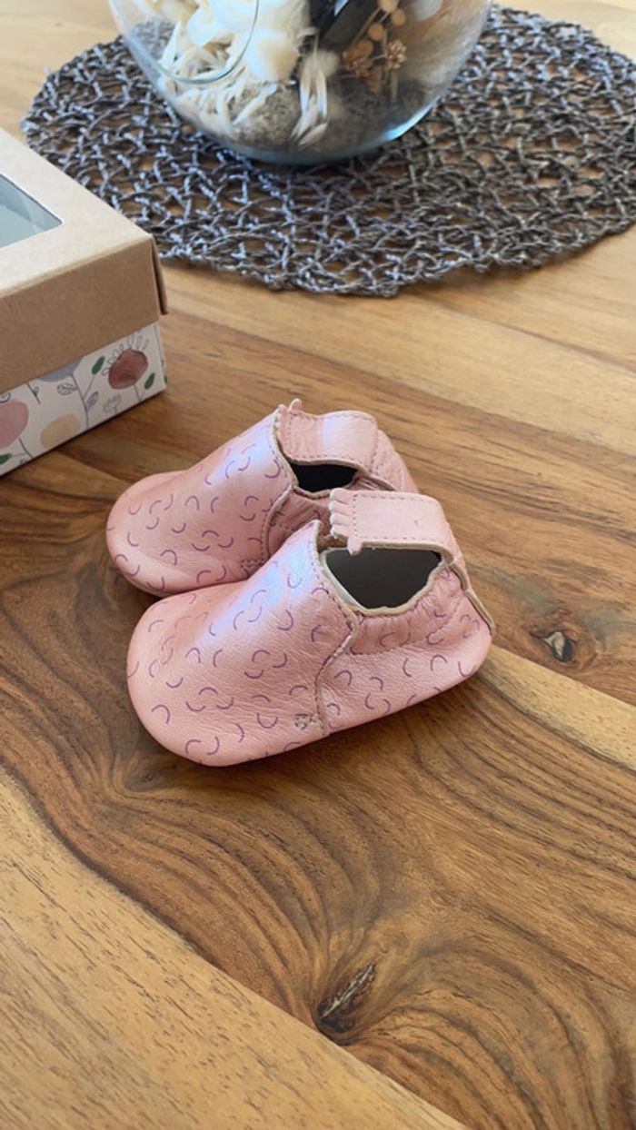 Chaussure easy peasy rose 0-6mois - photo numéro 2