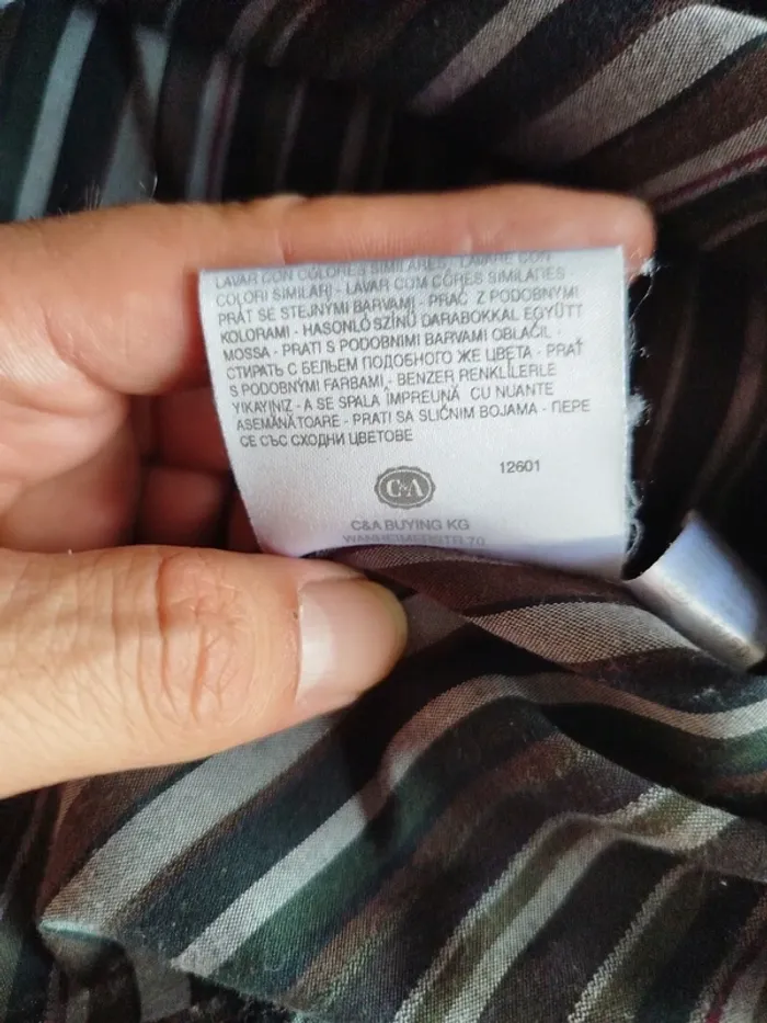 Chemise femme C&A rayée multicolore taille 50/52 - photo numéro 4
